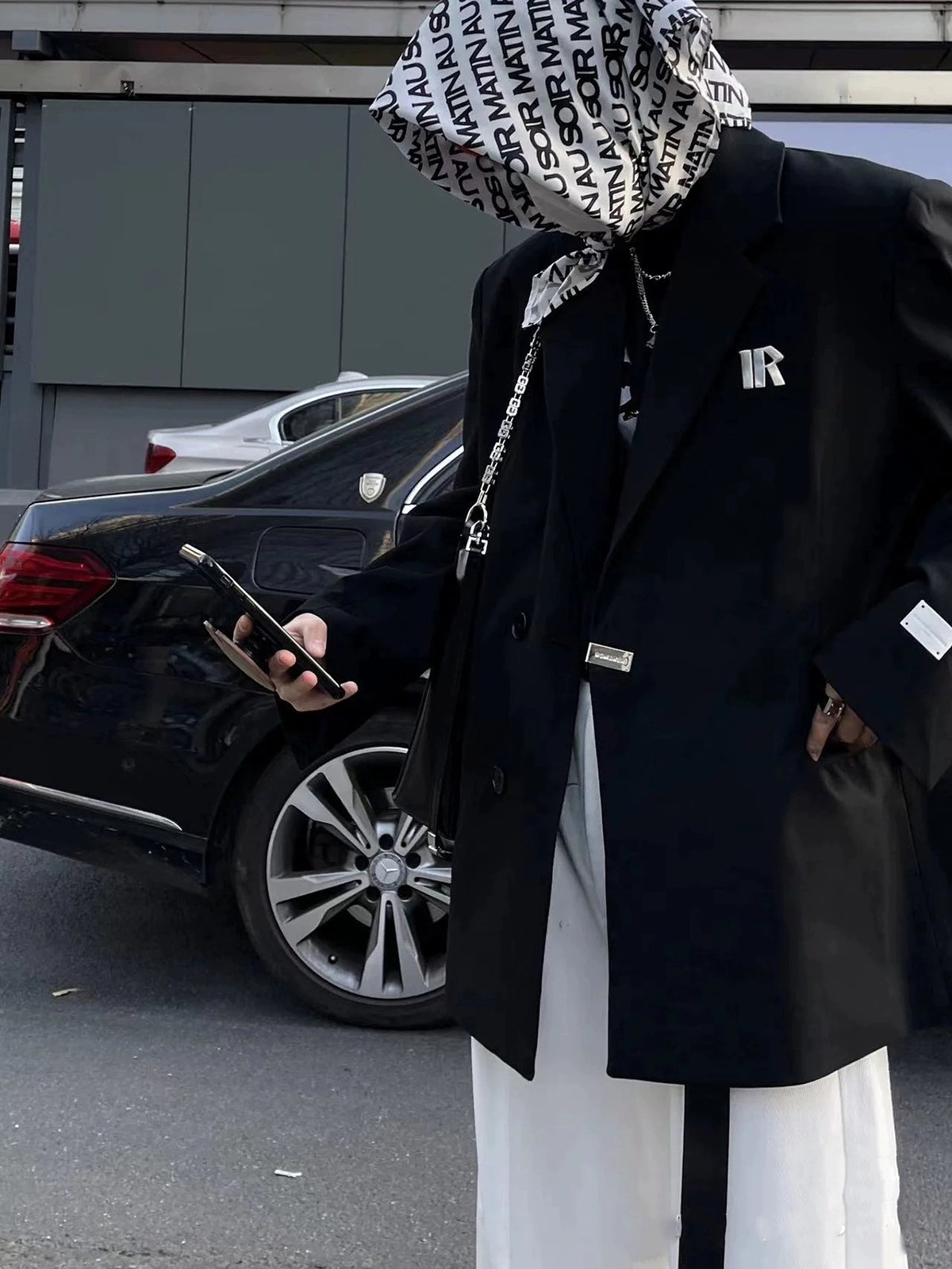 Men's Heavy Silhouette Suit Jacket