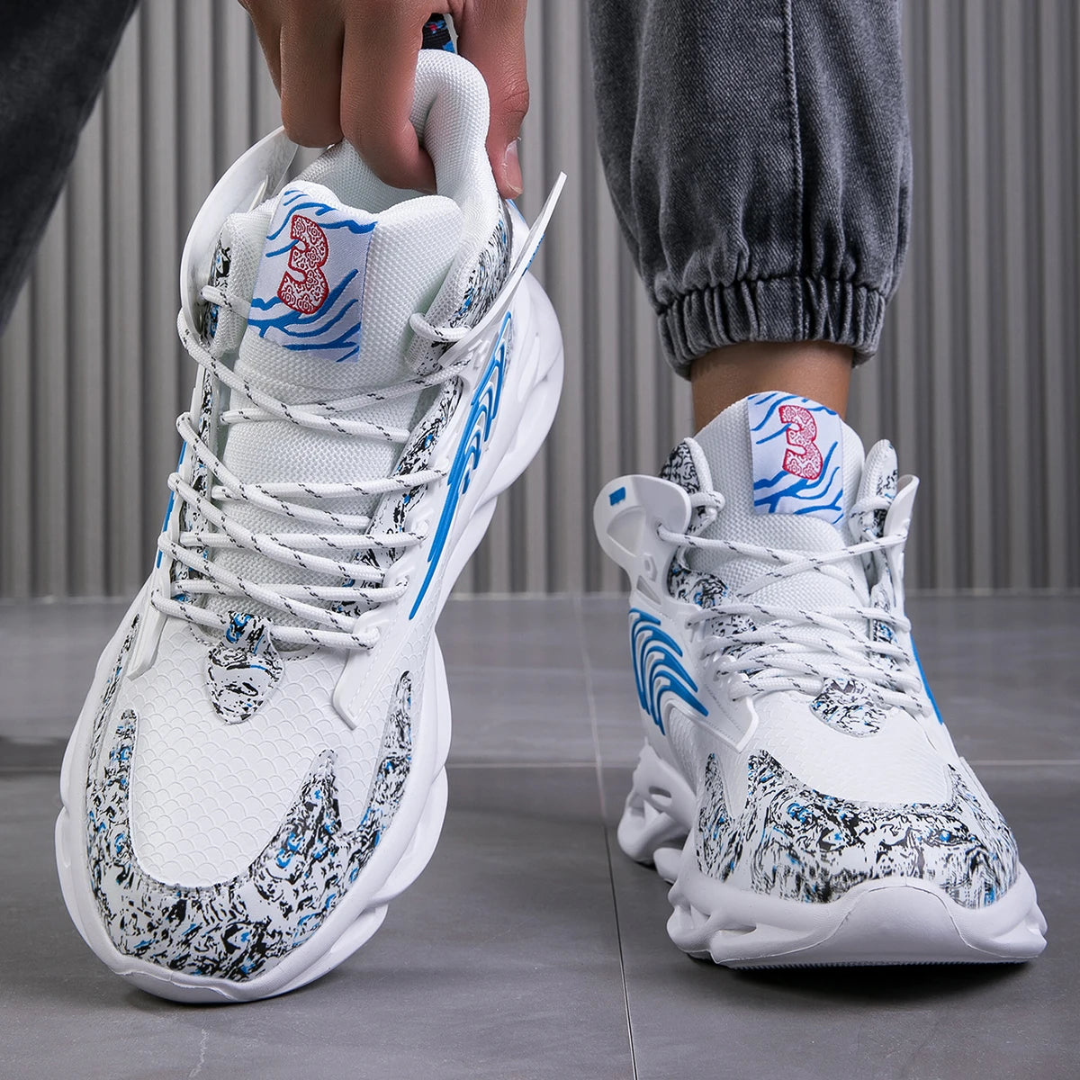 Men's Breathable Casual Trainer Running Sneakers