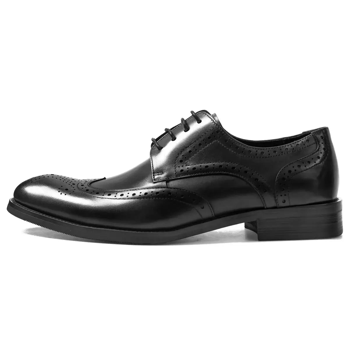 Men's Multi-Color Breathable Leather Wedding Brogue Shoes