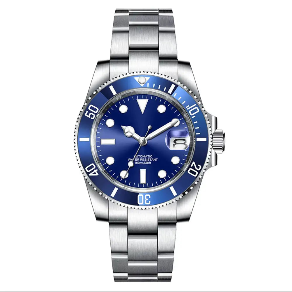 Men's Custom Logo NH35 Automatic Dive Watch Sapphire Ceramic Bezel