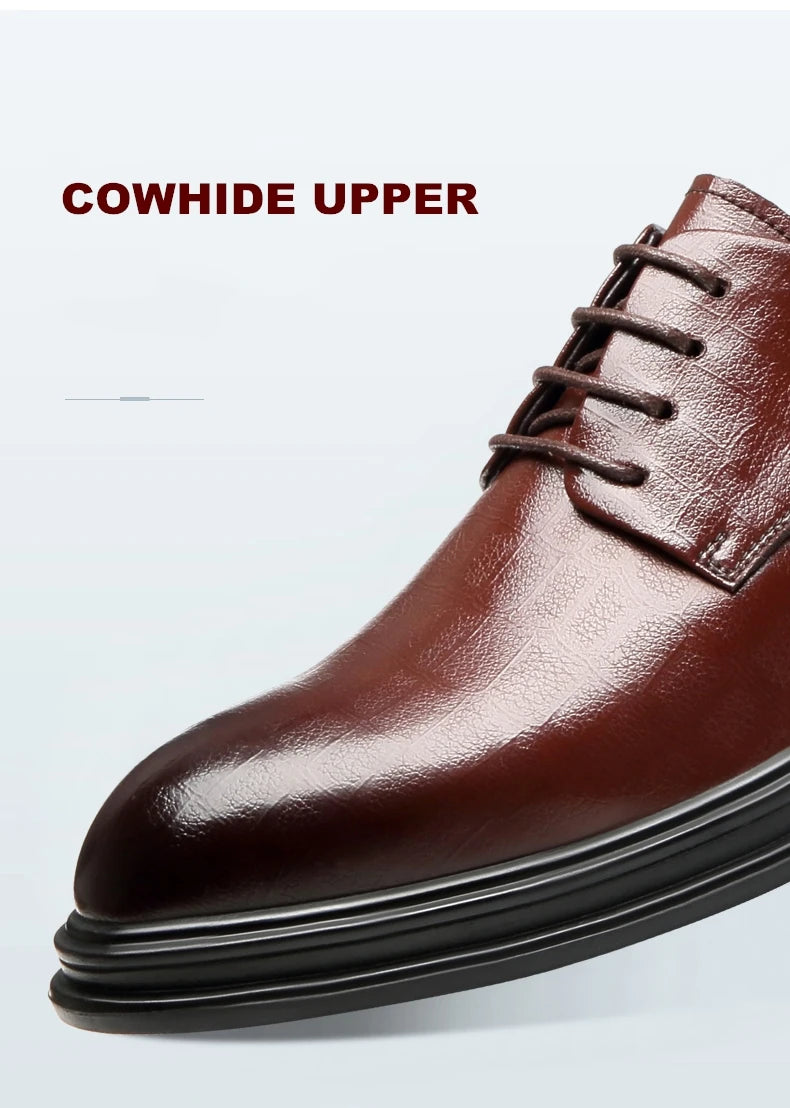 Men's Elevator Oxford Dress Shoes 3/6/8 cm Height