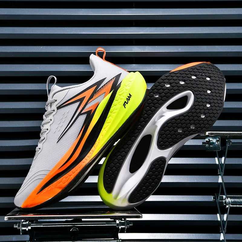 Men's Lightweight Breathable Carbon-Board Marathon Running Shoes