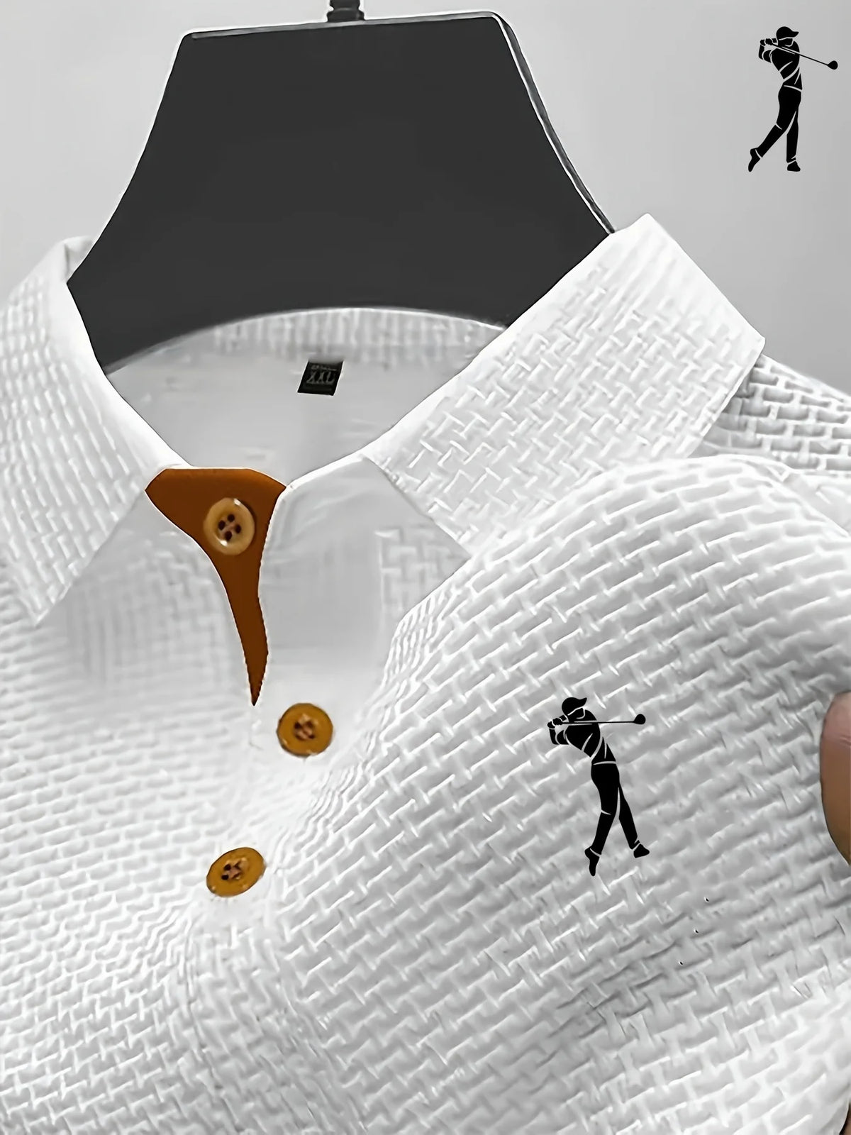 Men's Short-Sleeve Casual Polo Shirt, Everyday Leisure Top