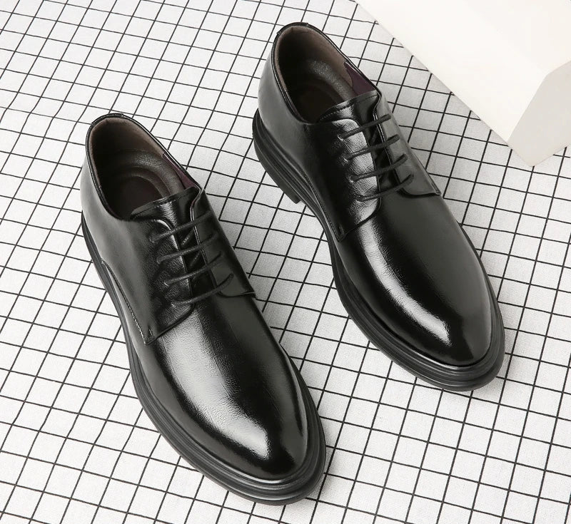 Men's Elevator Oxford Dress Shoes 3/6/8 cm Height