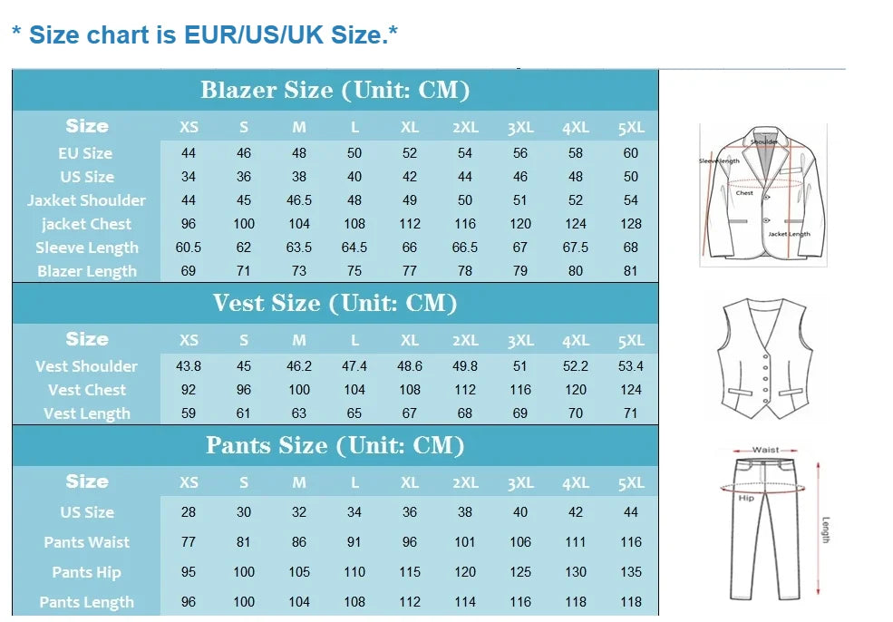 Men's White Straight Two-Piece Jacket and Pants Suit