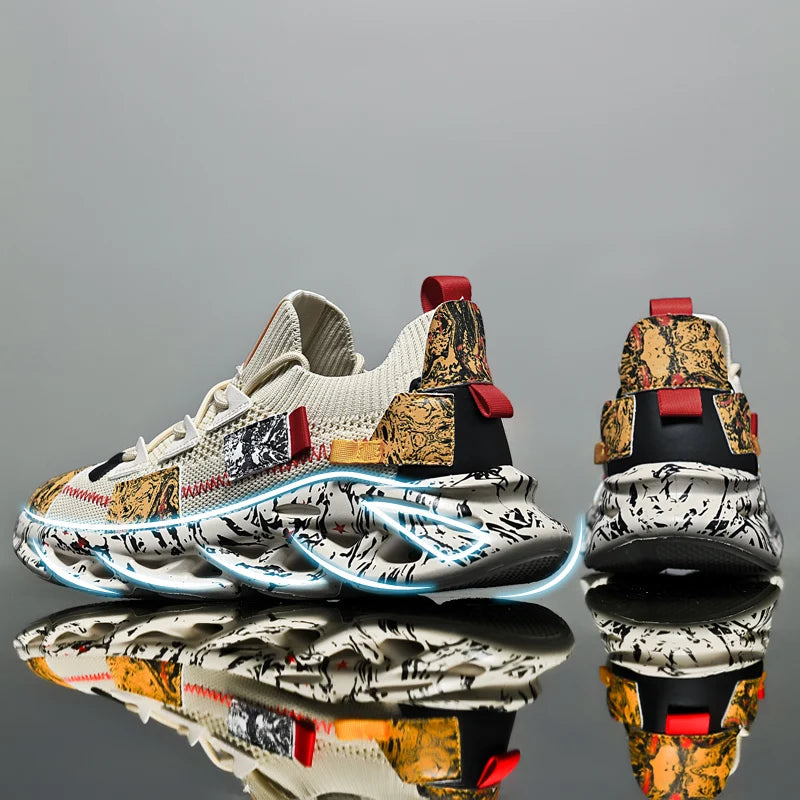 Men's Breathable Casual Trainer Running Sneakers