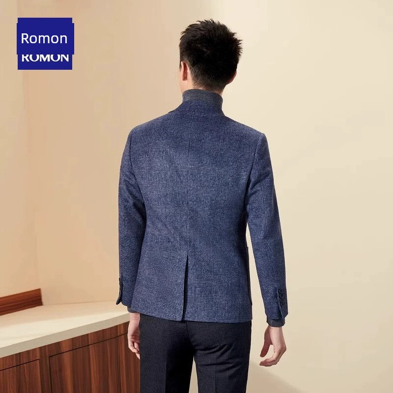 Men's High-End Fall Slim-Fit Wool Suit