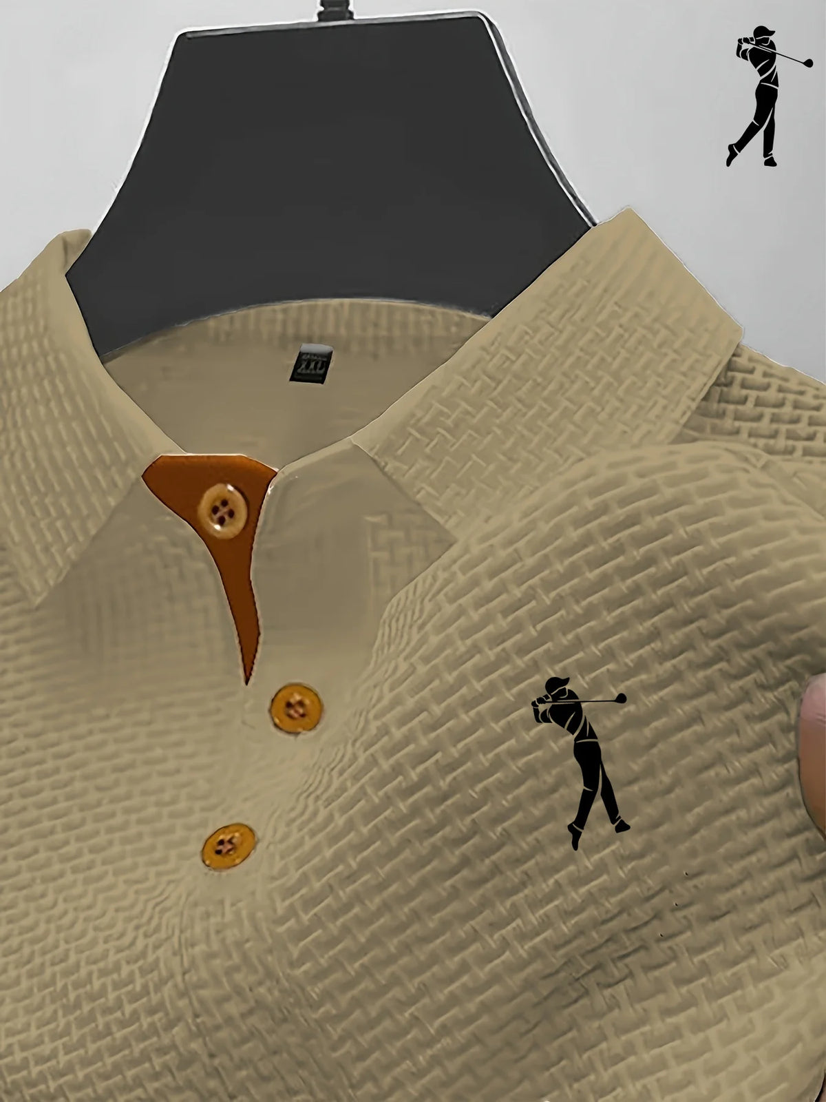 Men's Short-Sleeve Casual Polo Shirt, Everyday Leisure Top