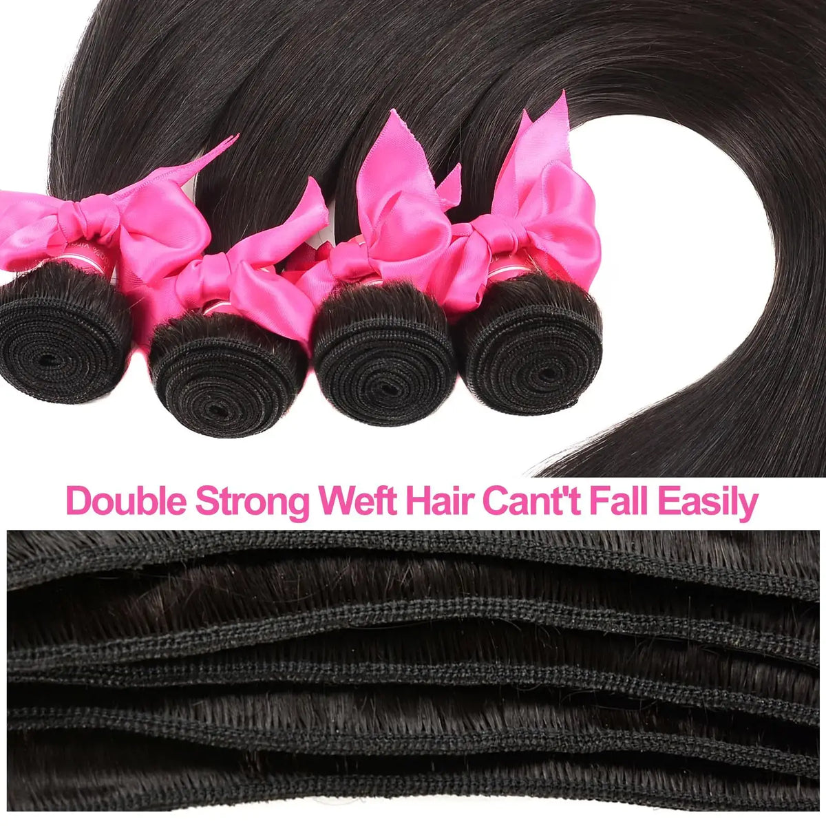 Straight Bundles Human Hair 12A Human Hair 4 Bundles Straight Hair 20 22 24 26 Inch Brazilian Virgin Deal Human Hair Extensions.