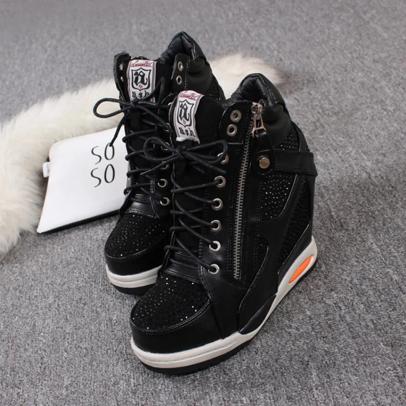 Women's Platform Wedge Heel Casual Sneakers 2026