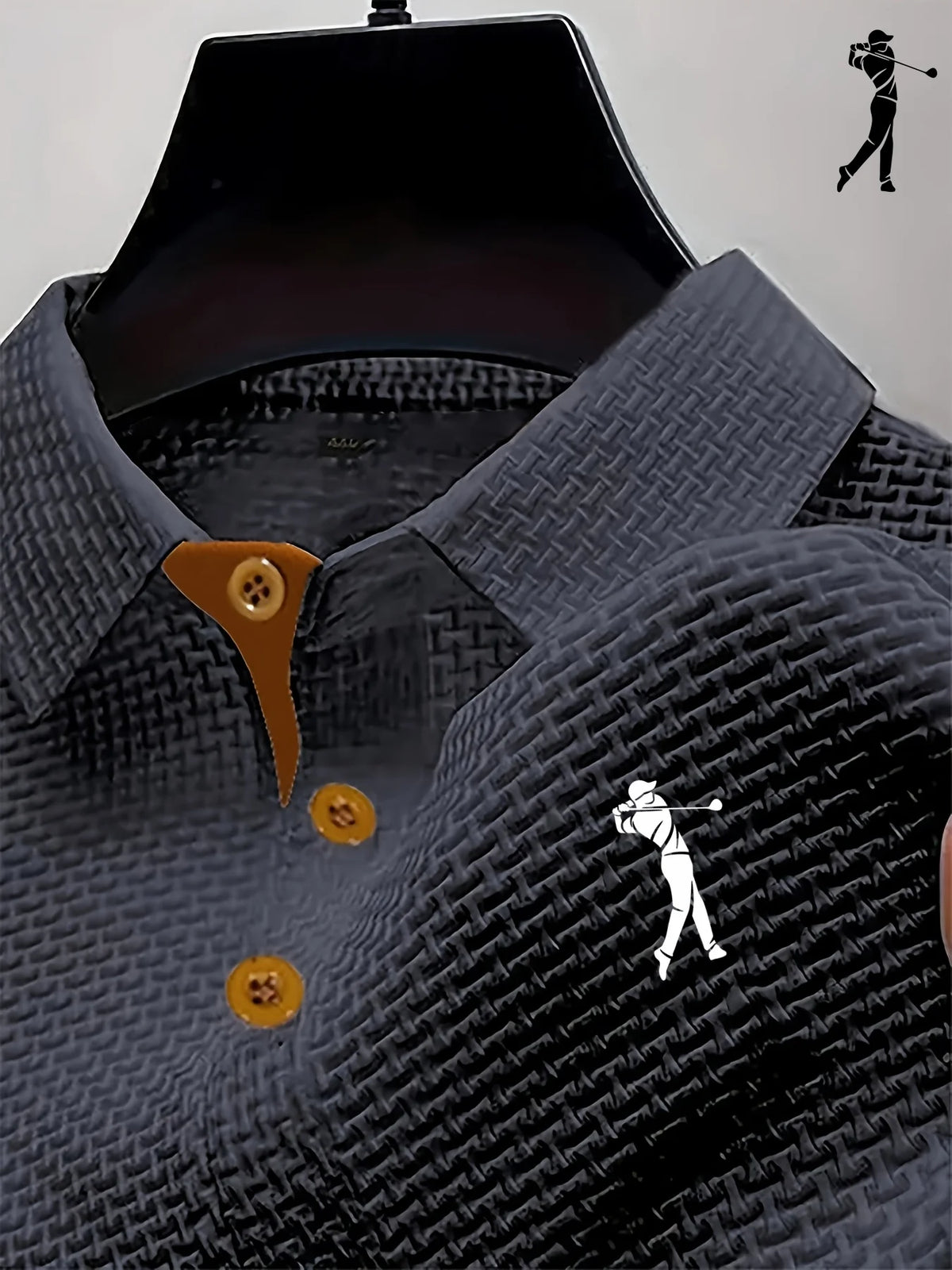Men's Short-Sleeve Casual Polo Shirt, Everyday Leisure Top