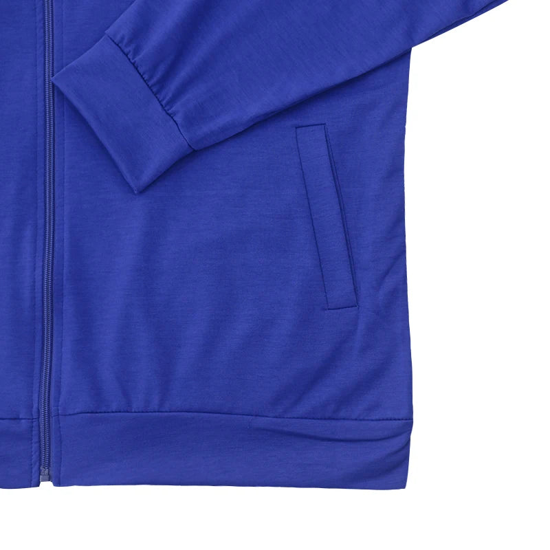 Men's Solid Stand-Collar Zip Jacket and Pants Set