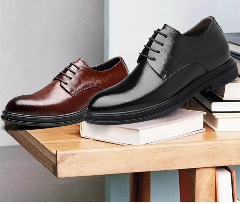 Men's Elevator Oxford Dress Shoes 3/6/8 cm Height