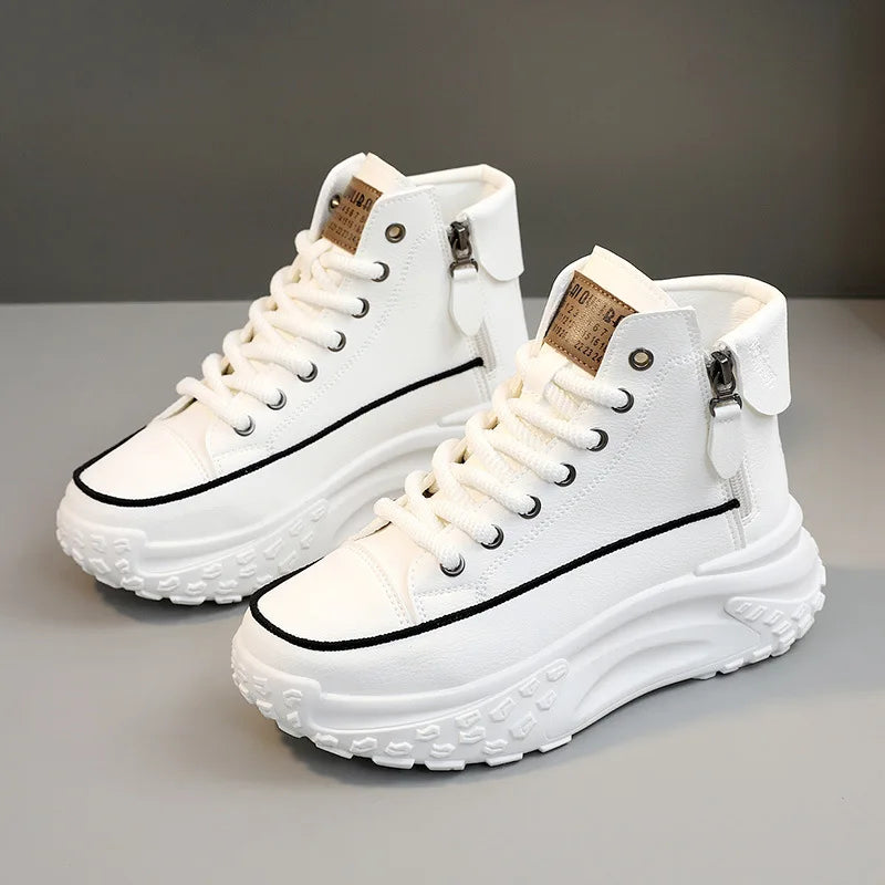 Women's High Top Platform Casual Running Sneaker Boots