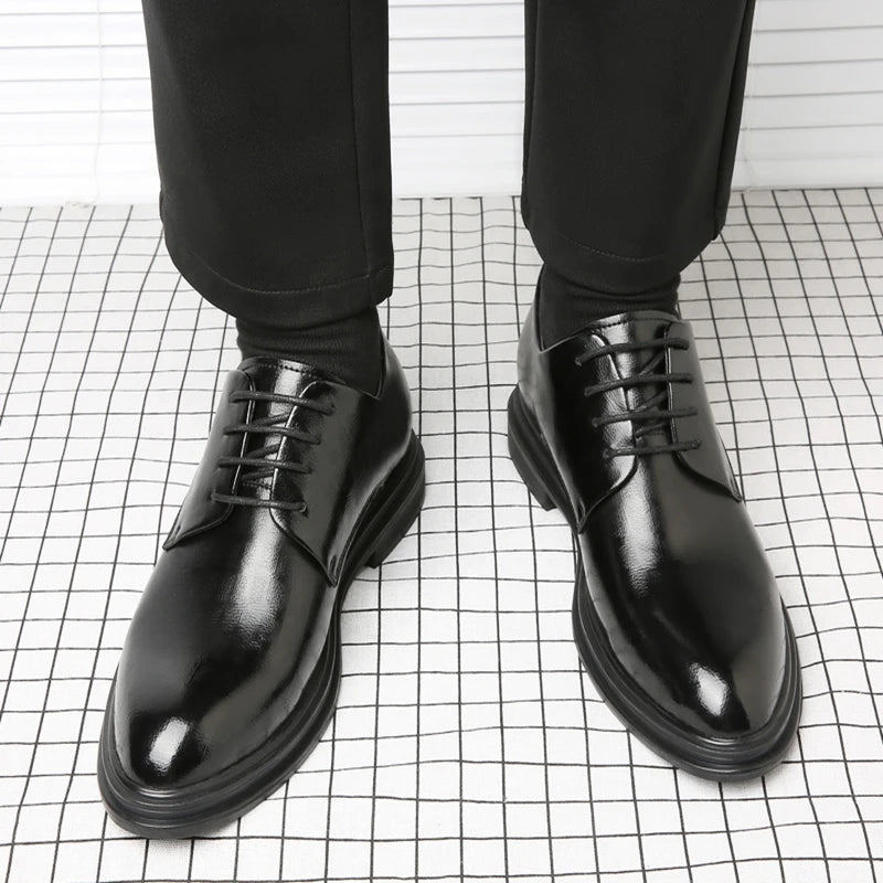 Men's Elevator Oxford Dress Shoes 3/6/8 cm Height