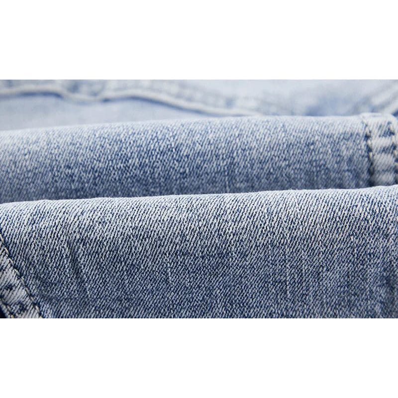 Spring Autumn Men's Denim Suit Loose Fit Plus Size Trendy Two-Piece Student Versatile Outerwear Casual Jacket