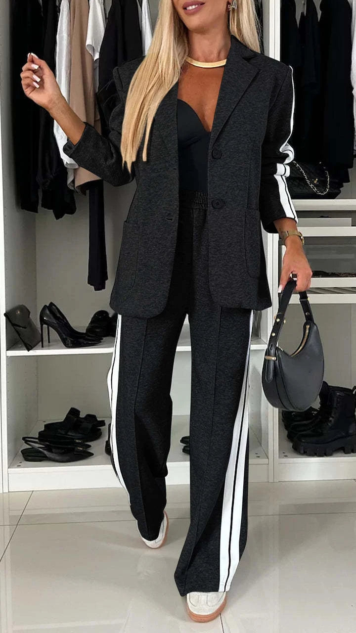 Women's 2-Piece Office Blazer and Pants Set