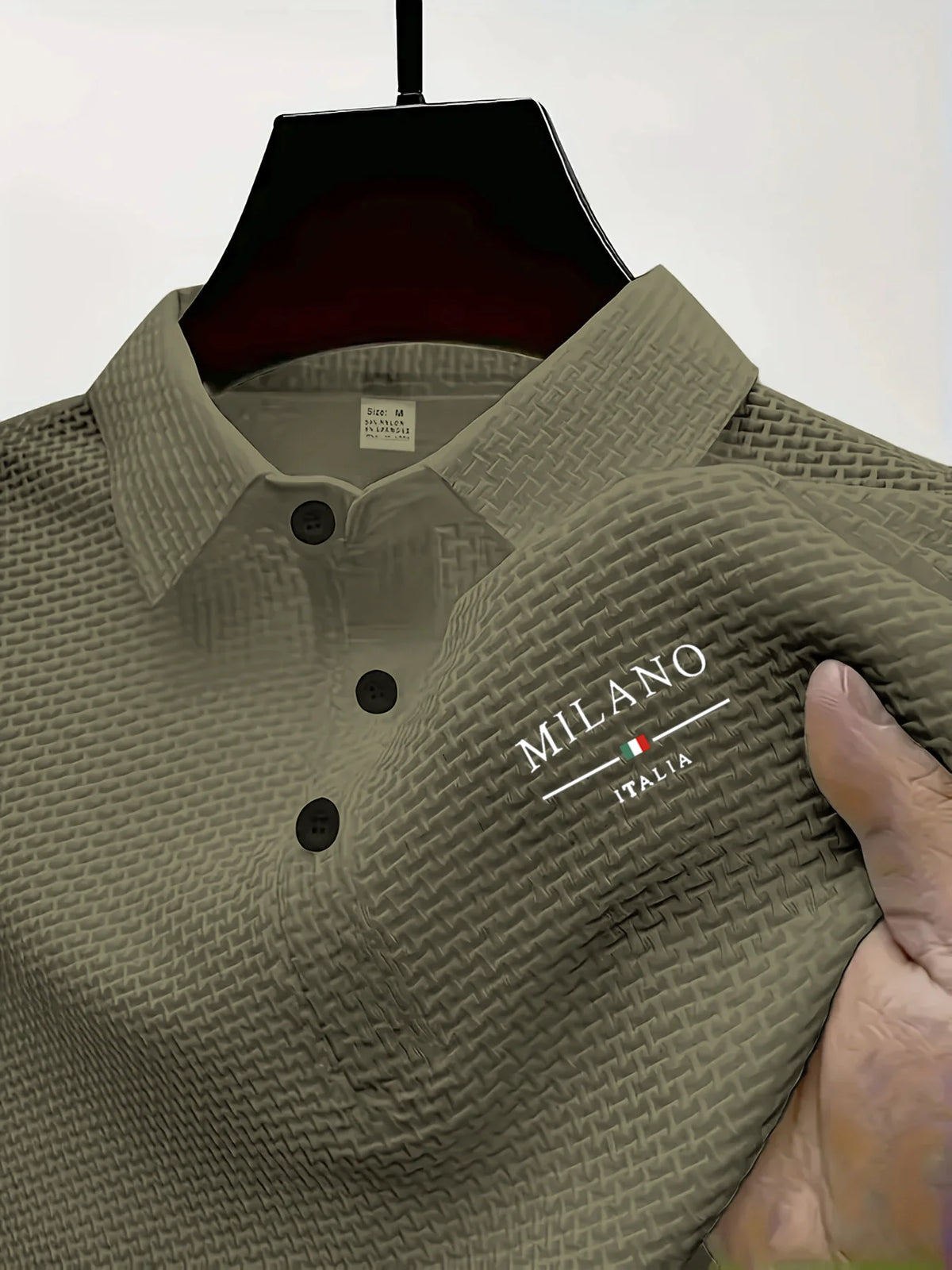 Men's Short-Sleeve Casual Polo Shirt, Everyday Leisure Top