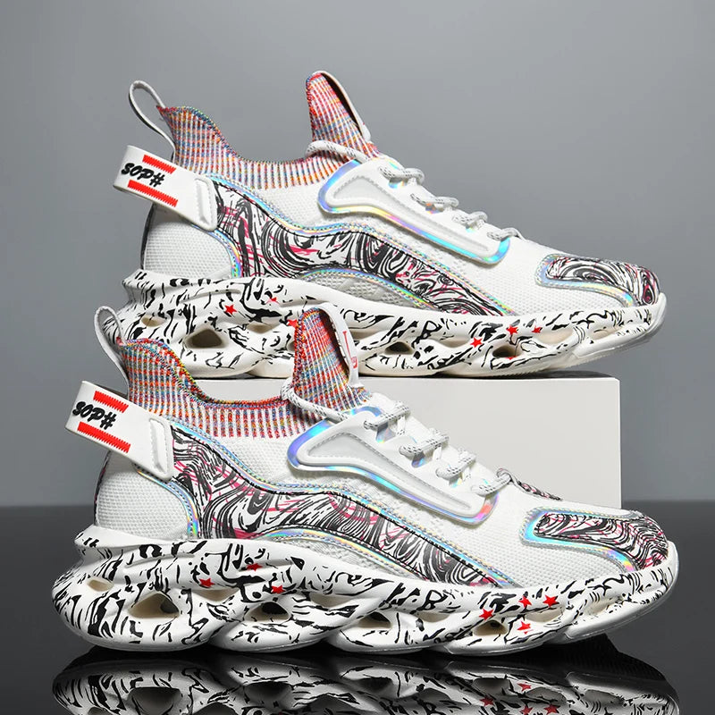 Men's Breathable Casual Trainer Running Sneakers