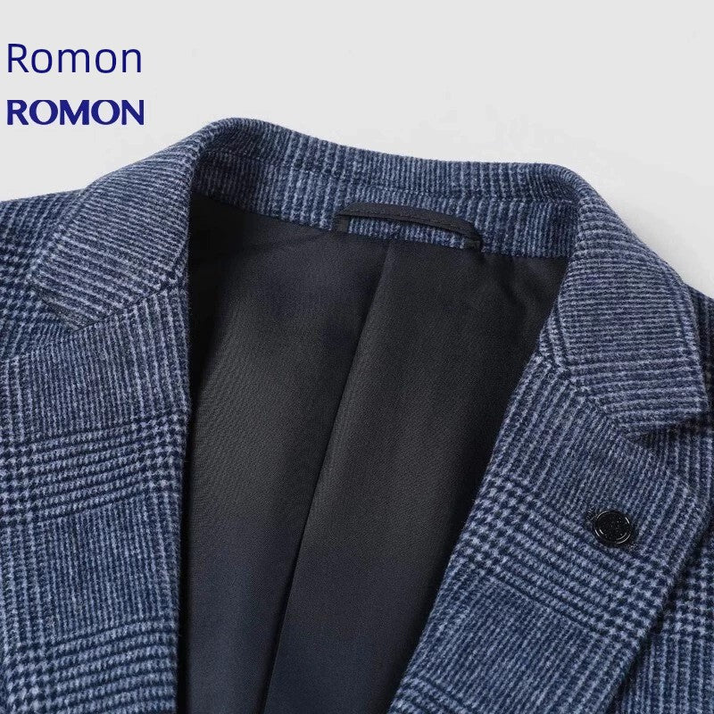 Men's High-End Fall Slim-Fit Wool Suit