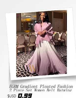 Women's Miyake Pleated V-Neck Bat Sleeve Tassel Party Dress