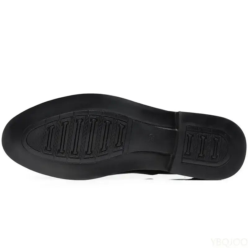 Men's Large Size Pointed Low-Cut Office Formal Shoes