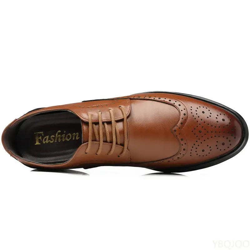 Men's Large Size Pointed Comfort Office Wedding Shoes