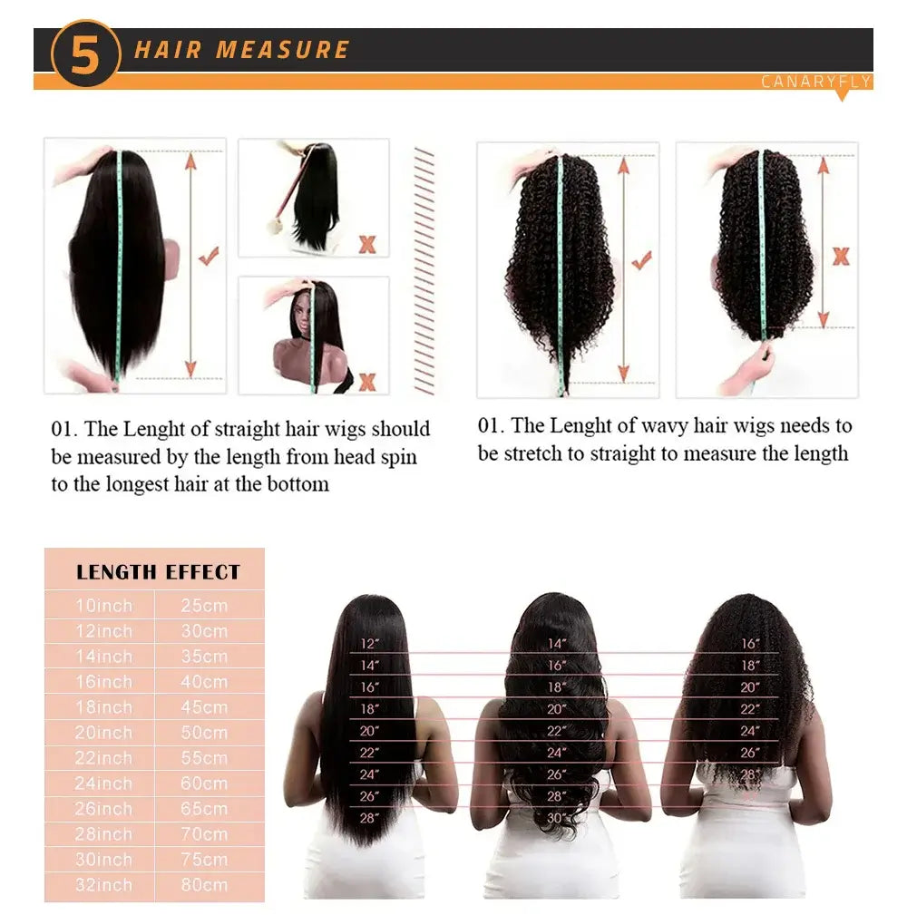 36 Inch Chocolate Brown Body Wave HD Lace Front Human Hair Wig Brazilian 13x6 Lace Frontal Wigs Preplucked for Women 200 Density measurement guide