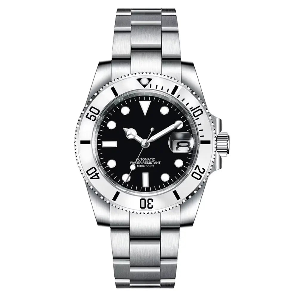 Men's Custom Logo NH35 Automatic Dive Watch Sapphire Ceramic Bezel