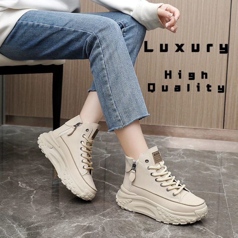 Women's High Top Platform Casual Running Sneaker Boots