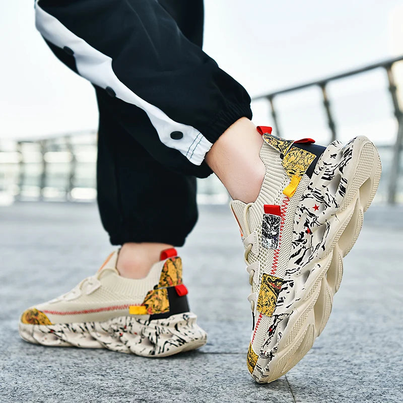 Men's Breathable Casual Trainer Running Sneakers