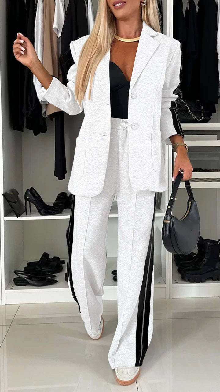 Women's 2-Piece Office Blazer and Pants Set