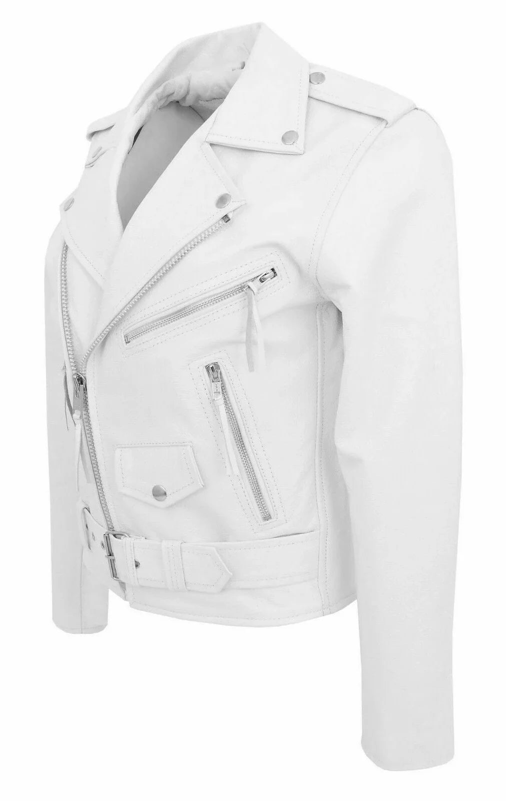 Men's Slim Fit PU Leather Motorcycle Jacket