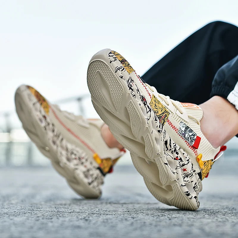 Men's Breathable Casual Trainer Running Sneakers