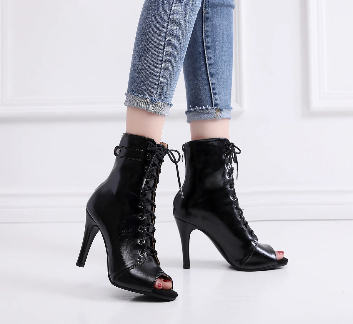Women's Stiletto Party Boots, Latin Ballroom Dance Heels