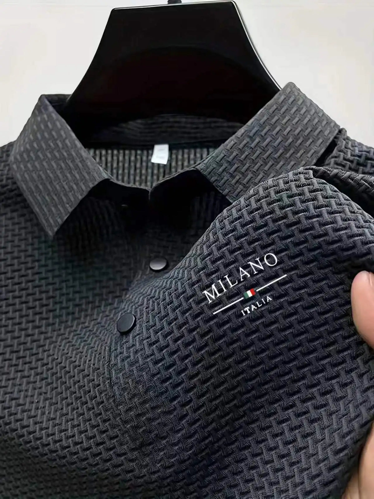 Men's Short-Sleeve Casual Polo Shirt, Everyday Leisure Top