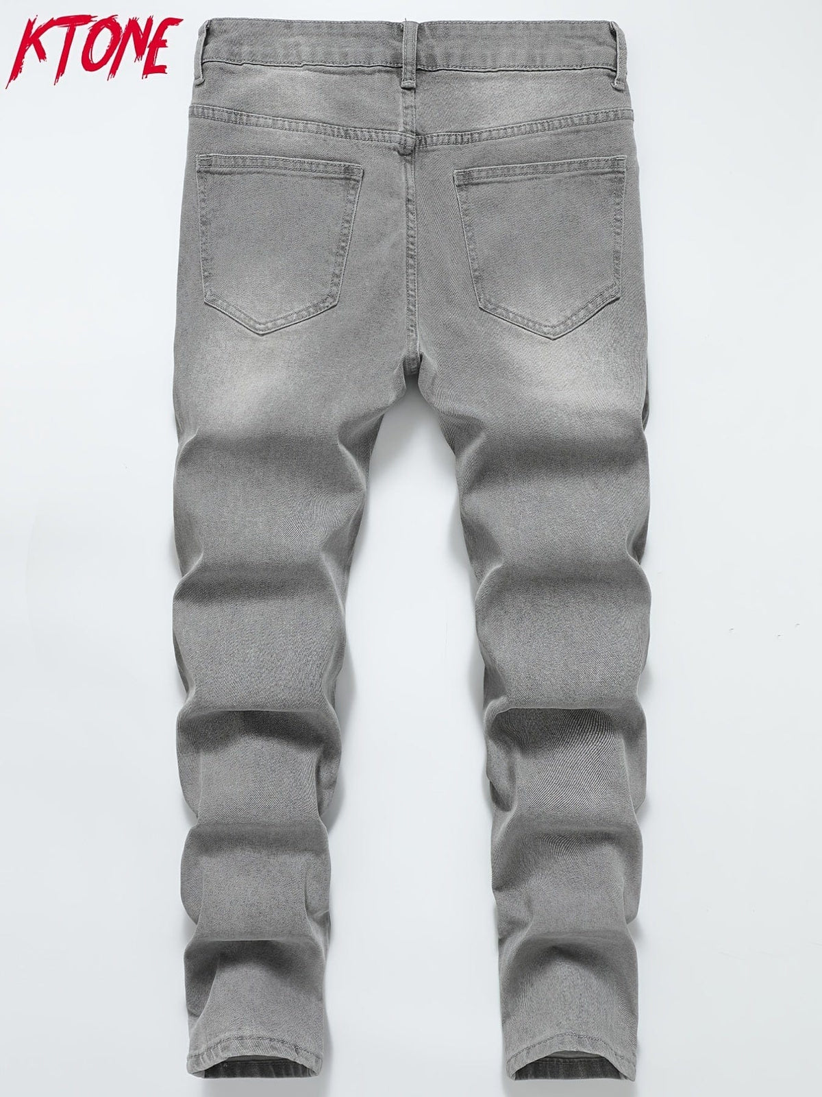 Men's Washed Ripped Skinny Jeans