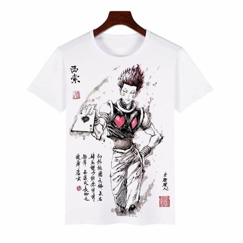 Anime hunter x hunter Mens & Womens Design T Shirt GON FREECSS Milk wire Fabric T-shirt