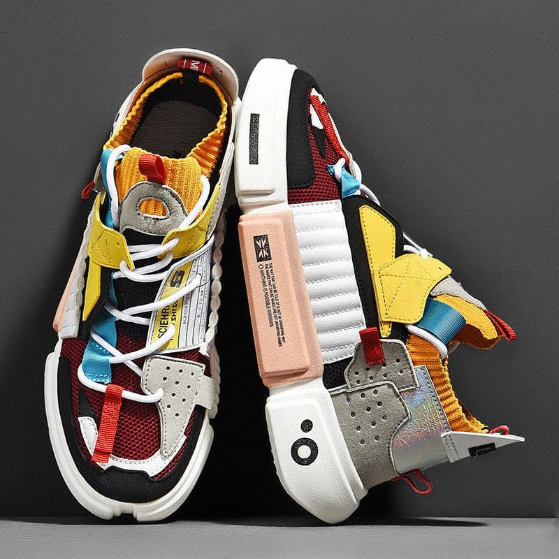 Men's casual running sneakers detail