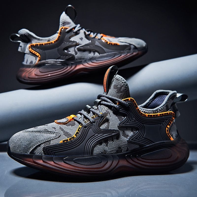 Men's Breathable No-Slip Running Sneakers, Outdoor Jogging Sports Shoes