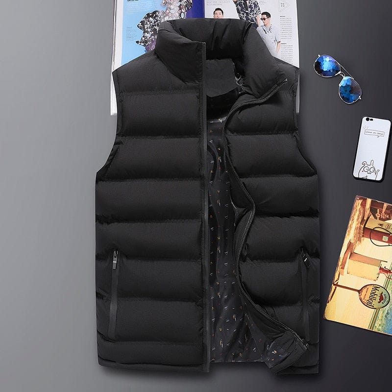 Men's Warm Sleeveless Winter Waistcoat Vest