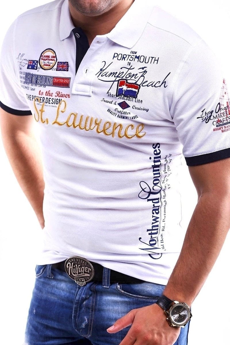 Men's Slim Fit Short Sleeve Polo Shirt 2026