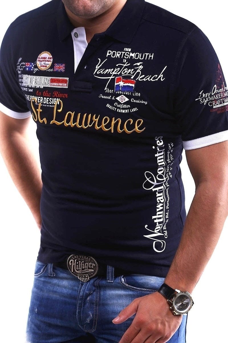Men's Slim Fit Short Sleeve Polo Shirt 2026