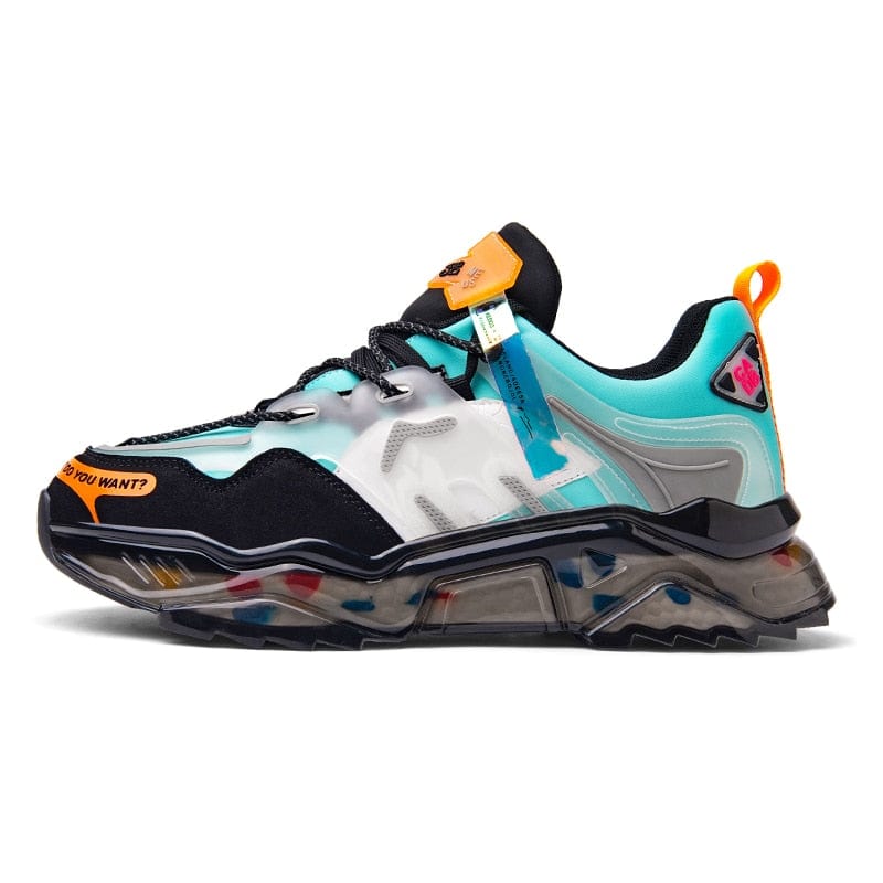 Men's Lightweight Elastic Running Jogging Outdoor Sports Sneakers