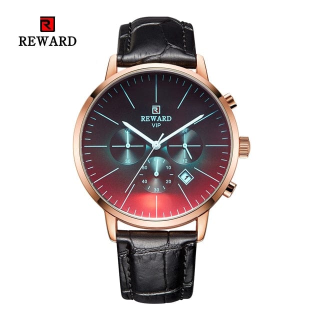 Men's Stainless Steel Chronograph Business Watch