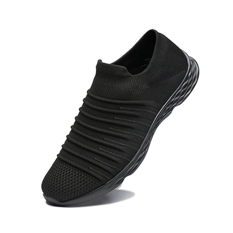 Men's Lightweight Breathable Hole-Sole Sneakers, Size 50