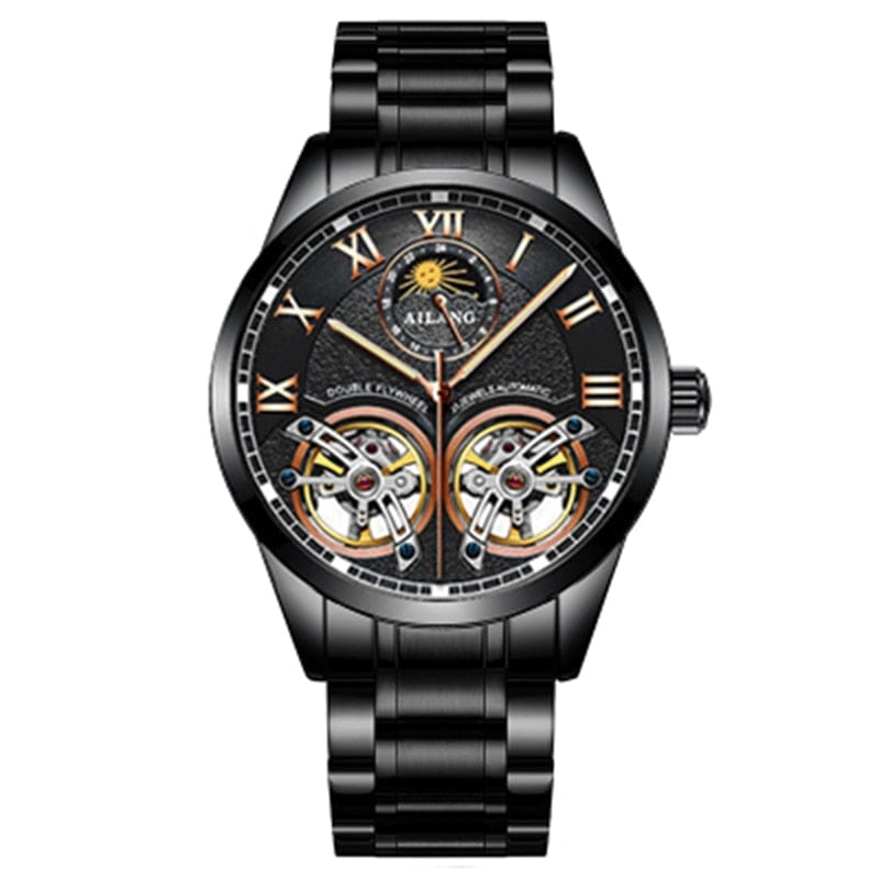Men's AILANG Double Flywheel Automatic Mechanical Watch