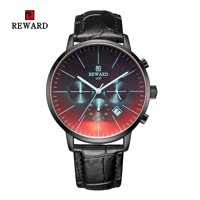 Men's Stainless Steel Chronograph Business Watch