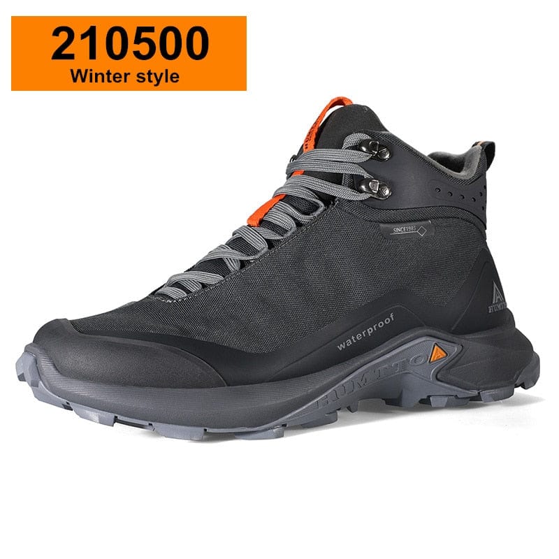 Men's Winter Rubber Platform Ankle Hiking Work Boots