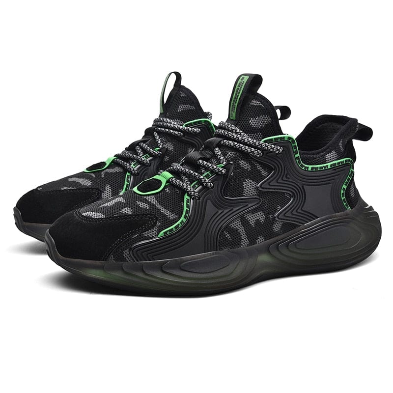 Men's Breathable No-Slip Running Sneakers, Outdoor Jogging Sports Shoes